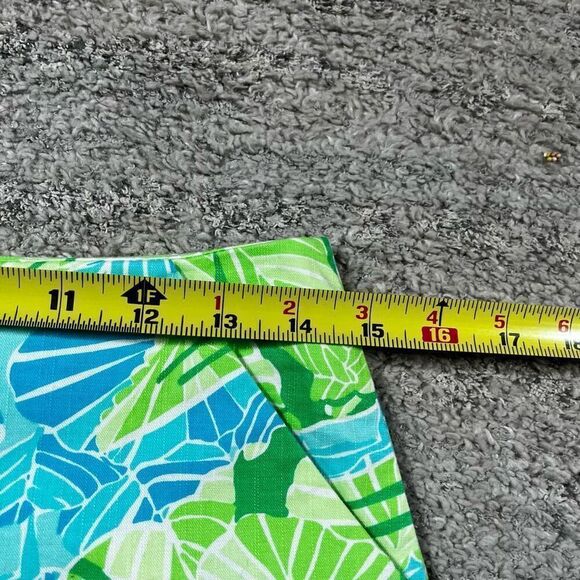 Lilly Pulitzer Turquoise Gator Alley Overlay Patterned Mini Skirt - Picture 4 of 5